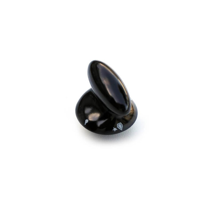 Manopola country nera con foro 6mm e gambo 9mm Originale Franke 133.0042.465