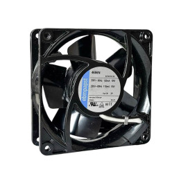 Ventilatore assiale EBM 4656N con struttura in alluminio pressofuso.