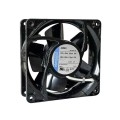 Ventilatore assiale EBM 4656N con struttura in alluminio pressofuso.