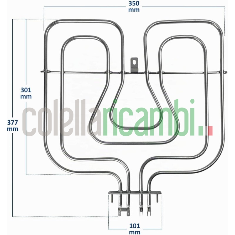 Resistenza Superiore Cielo Grill 800+1650W Forno Rex Electrolux 8583970129018