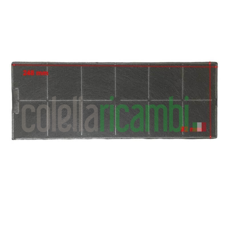 Kit 2 Pz. filtro cappa 248x92mm Tecnowind FKS153
