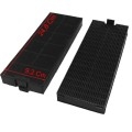 Kit 2 Pz. filtro cappa 248x92mm Tecnowind FKS153