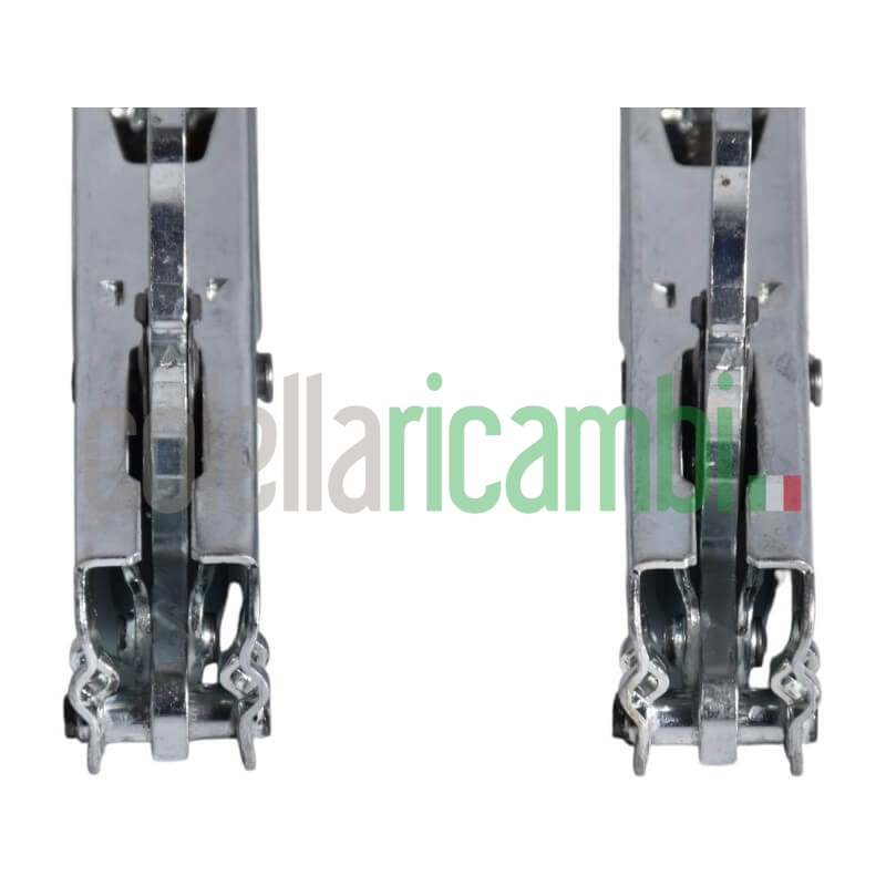 Kit 2 cerniere 207 x 20 mm.  porta forno Ricambio Originale Ariston C00083113