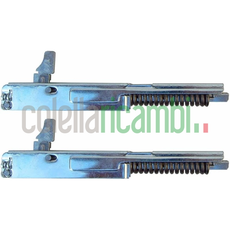 Kit 2 cerniere 207 x 20 mm.  porta forno Ricambio Originale Ariston C00083113