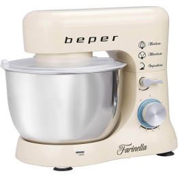 Beper Impastatrice 1000W 4,5L, Crema