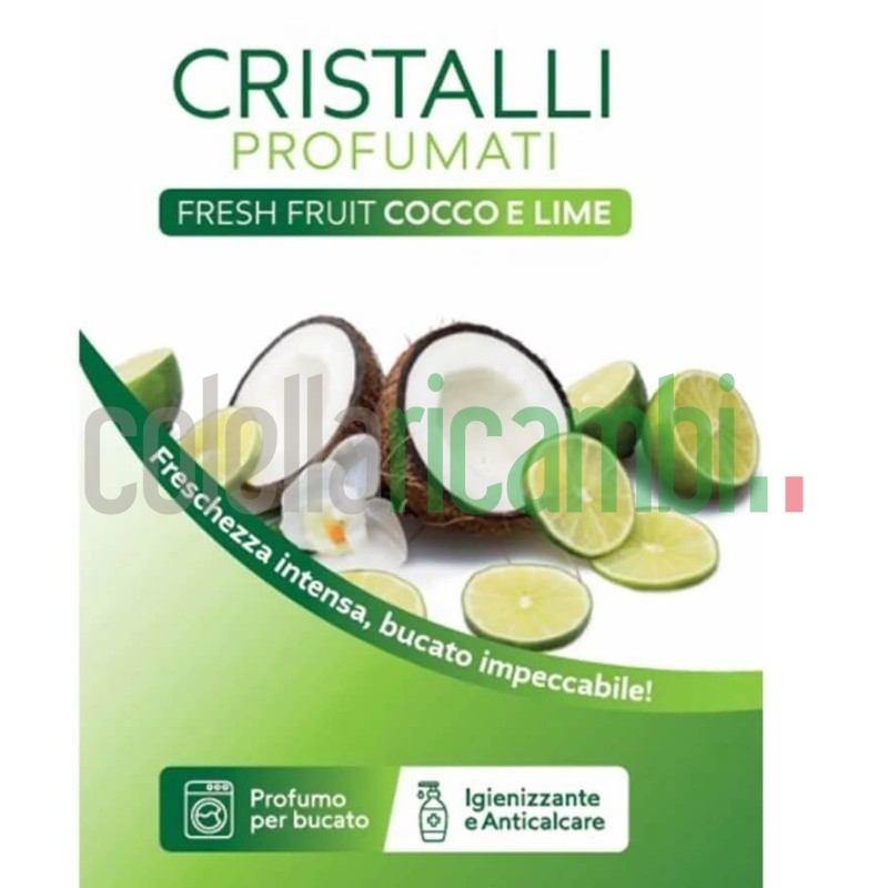 Cristalli profumati Fresch Fruit Cocco e Lime Per Lavatrice AL500F