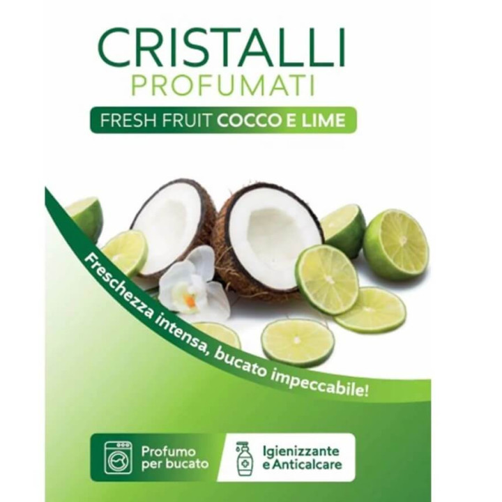 Cristalli profumati Fresch Fruit Cocco e Lime Per Lavatrice AL500F