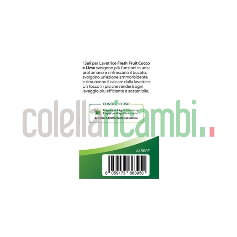 Cristalli profumati Fresch Fruit Cocco e Lime Per Lavatrice AL500F