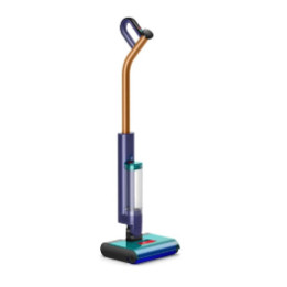 Dyson Clean + Wash Hygiene Lavapavimenti 35W Ricaricabile Blu/Rame