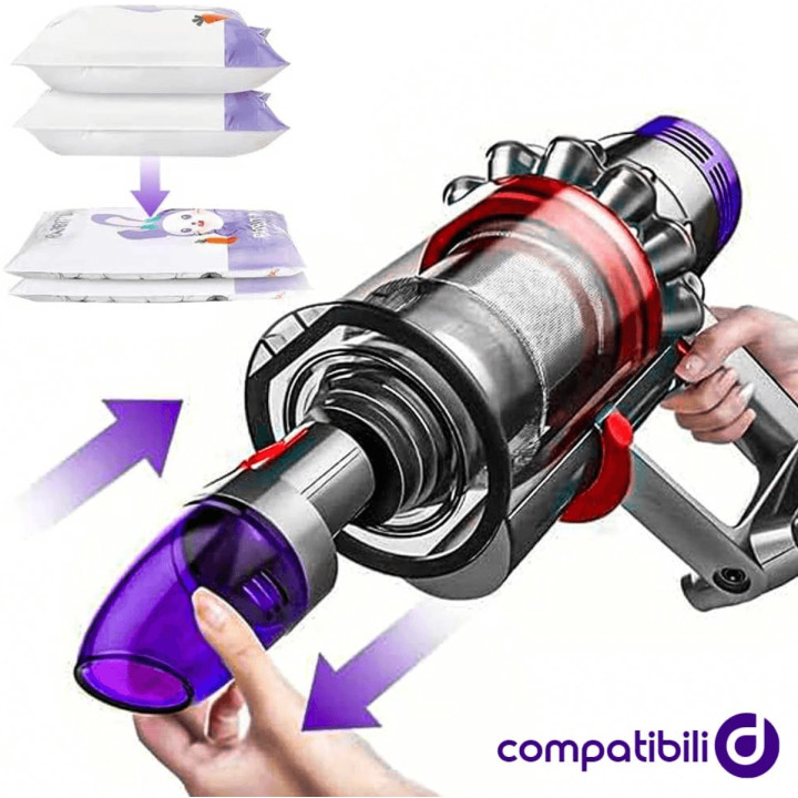 Adattatore per sacchetti sottovuoto per Dyson V7 V8 V10 V11 V15