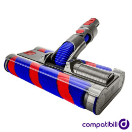 Spazzola motorizzata a doppio rullo compatibile con Dyson V7 V8 V10 V11 V15