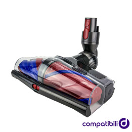 Spazzola motorizzata con rulli conici anti-groviglio compatibile con Dyson V7 V8 V10 V11 V15