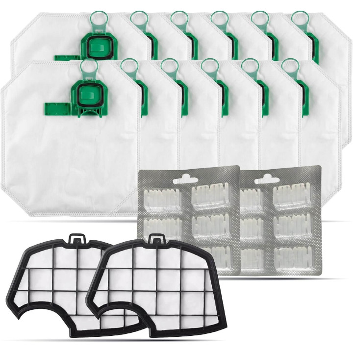 Kit Risparmio Con Granuli Profumati Dash per Folletto Vk140-Vk150