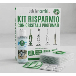 Kit Risparmio Con Granuli Profumati Dash per Folletto Vk200-Vk220s