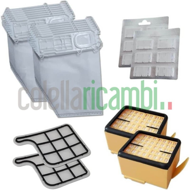 Kit Risparmio Con Granuli Profumati Dash per Folletto Vk135-136