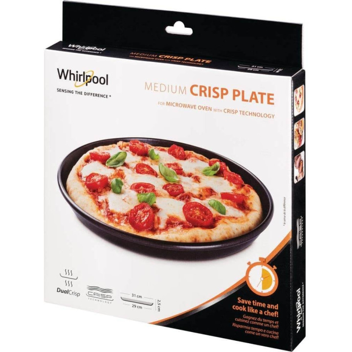 Whirlpool Piatto Crisp a Bordo Alto