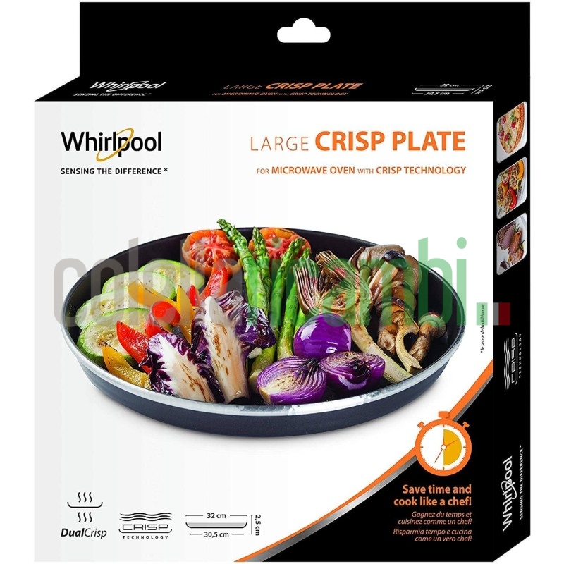 Whirlpool Piatto Crisp a Bordo Alto