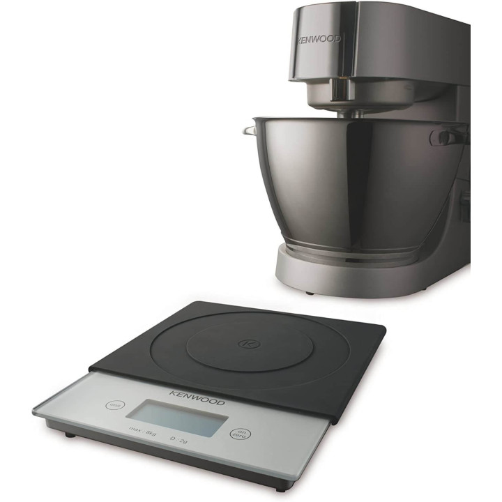 Kenwood Bilancia Elettronica da Cucina, Elettrica Nero Vetro