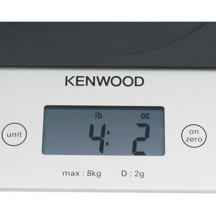 Kenwood Bilancia Elettronica da Cucina, Elettrica Nero Vetro