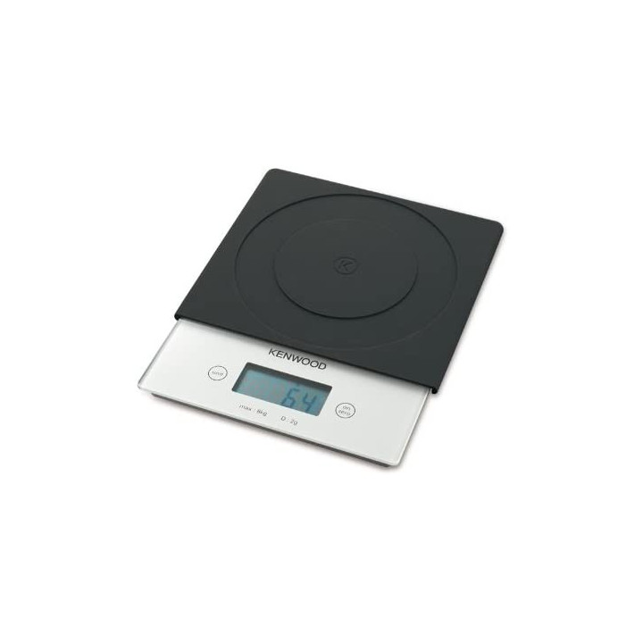 Kenwood Bilancia Elettronica da Cucina, Elettrica Nero Vetro