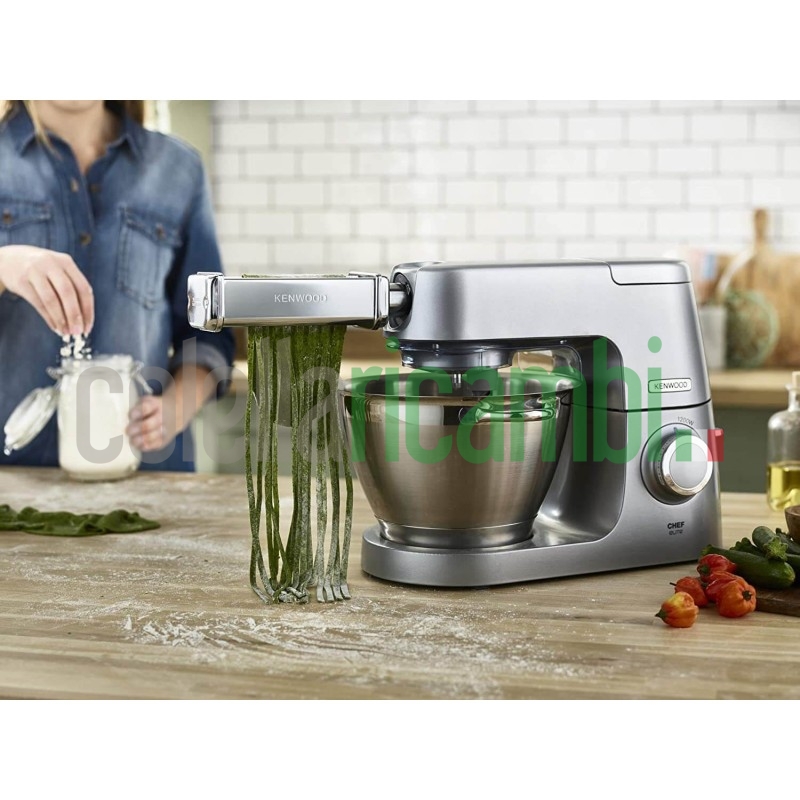 Kenwood Tagliapasta per tagliolini per Impastatrice Planetaria, Acciaio Inossidabile, Argento
