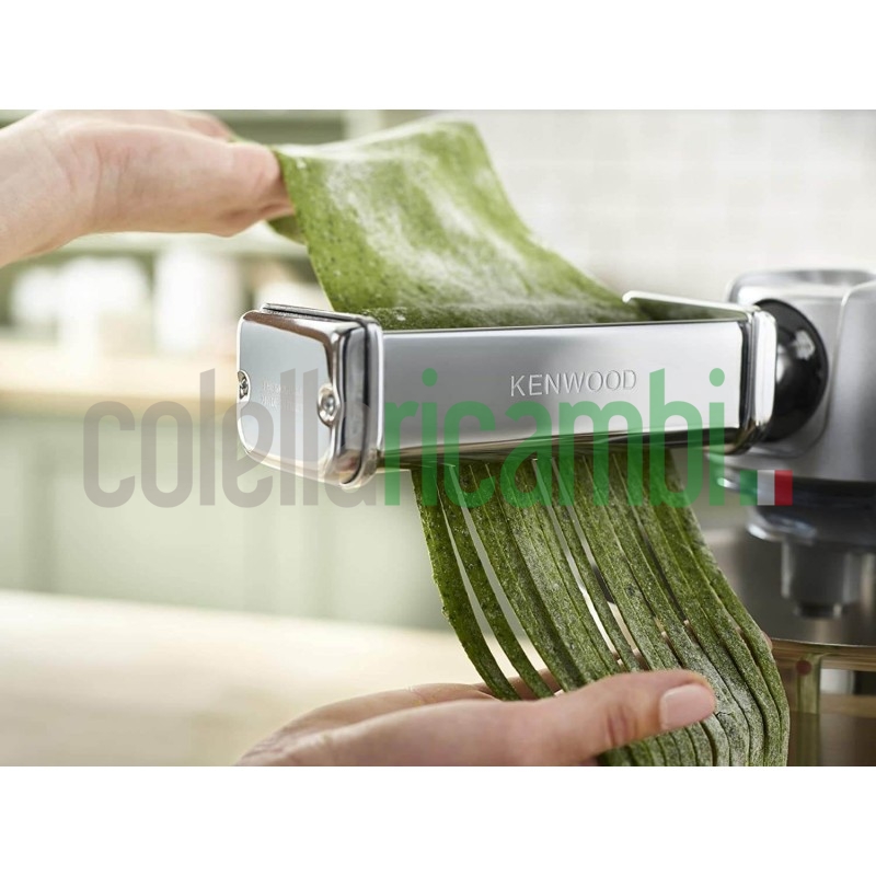 Kenwood Tagliapasta per tagliolini per Impastatrice Planetaria, Acciaio Inossidabile, Argento