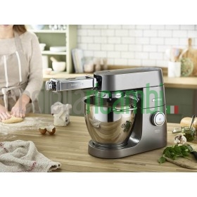 Kenwood Sfogliatrice per Impastatrice Planetaria KCC+KVC+KVL+KMX, Acciaio Inossidabile, Argento