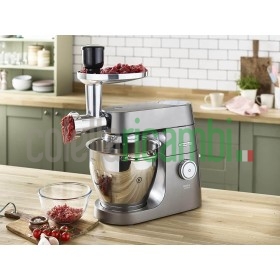 Kenwood tritacarne Accessorio per impastatrici planetarie, Acciaio, Argento