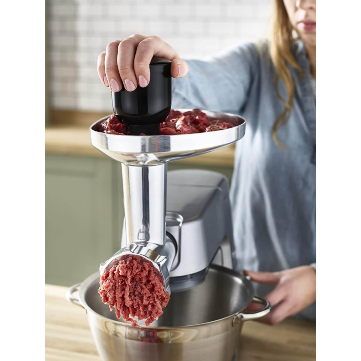 Kenwood tritacarne Accessorio per impastatrici planetarie, Acciaio, Argento