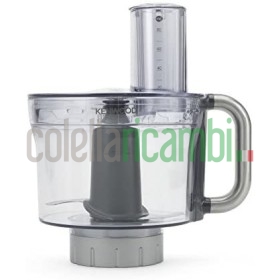 Kenwood Accessorio Food processor per Impastatrice Planetaria, 2,35 litri, Tritan, Grigio
