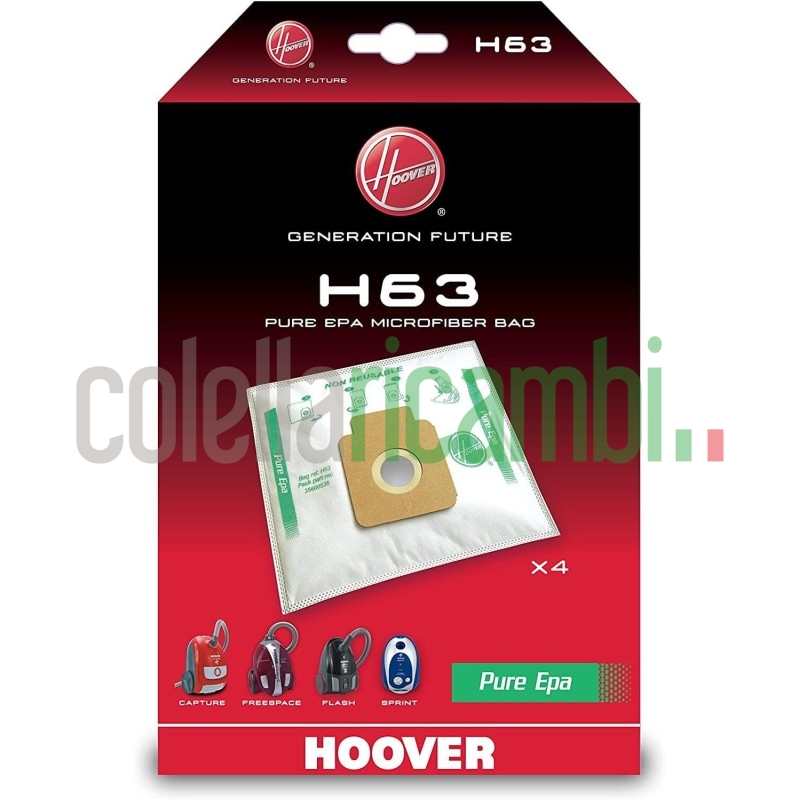 Hoover Sacchetto per aspirapolvere Pure-Epa