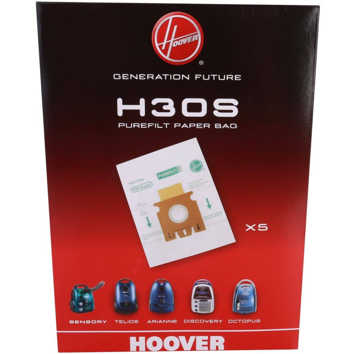 Hoover  Sacchetti Purefit Per Aspirapolvere, Confezione da 5