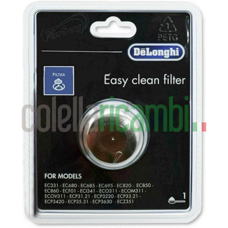 Delonghi Filtro 1 tazza Macchina Caffè Distinta Dedica Icona ECO311 Scultura EC8