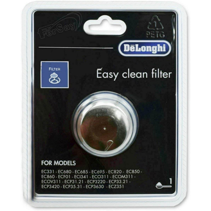 Delonghi Filtro 1 tazza Macchina Caffè Distinta Dedica Icona ECO311 Scultura EC8