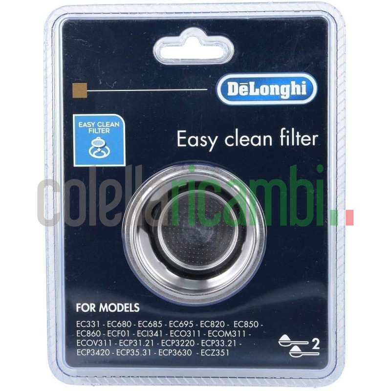 Delonghi Filtro 2 Tazza Macchina Caffè Distinta Dedica Icona ECO311 Scultura EC8