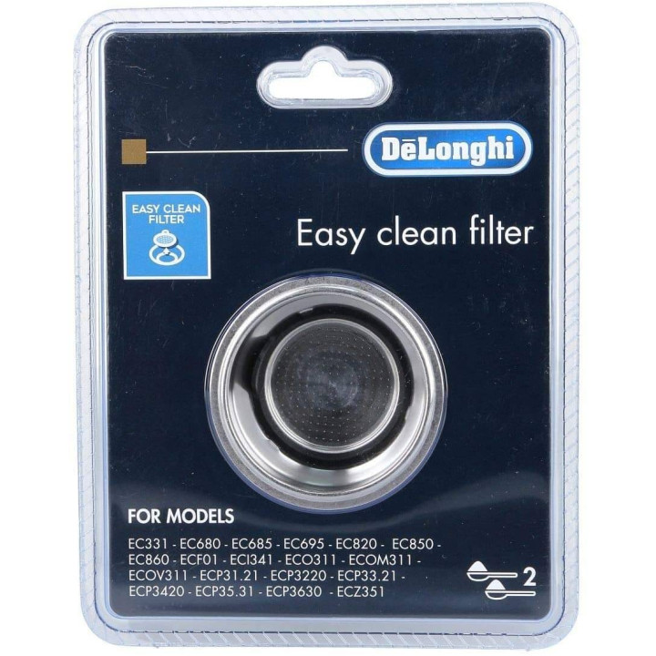 Delonghi Filtro 2 Tazza Macchina Caffè Distinta Dedica Icona ECO311 Scultura EC8