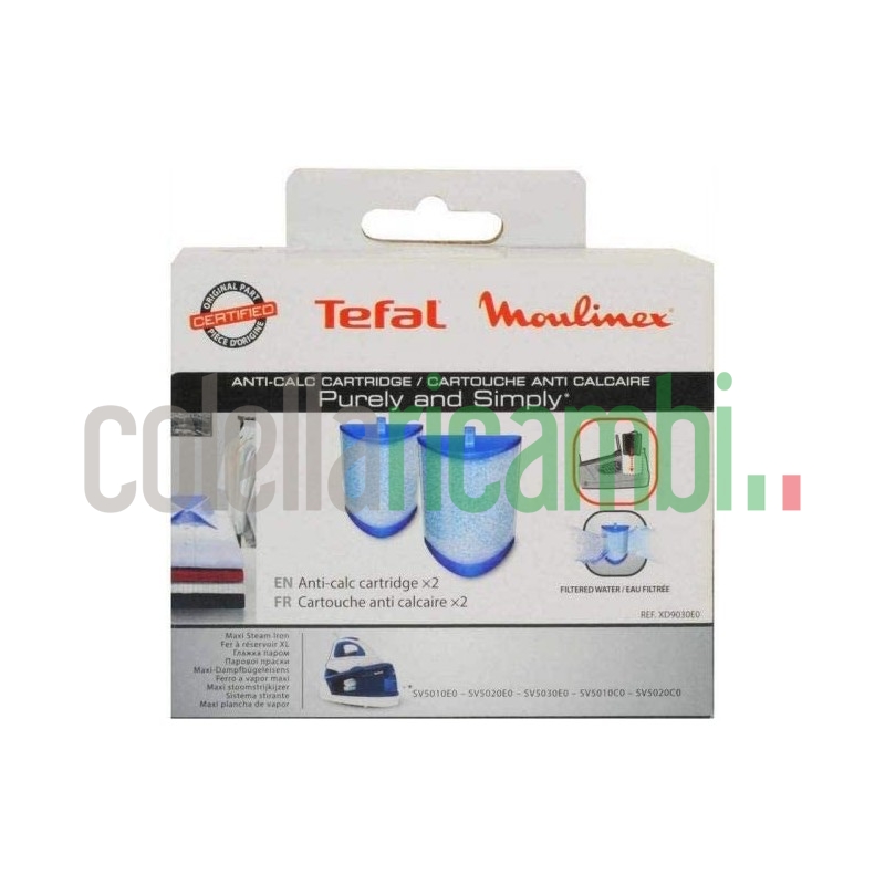 Cartucce anticalcare Purely & Simply Moulinex