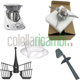 Kit Bimby TM5 Lama Spatola Farfalla Guarnizione Misurino Compatibile