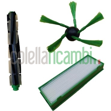 Kit Spazzola Rullo e Filtro Robot Folletto VR200 Originale Vorwerk