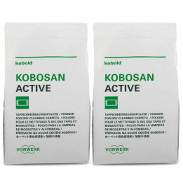 2 Buste Kobosan Active 500G Battitappeto Folletto Originali Vorwerk