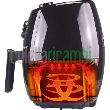 Beper Friggitrice Ad Aria Calda Senza Olio