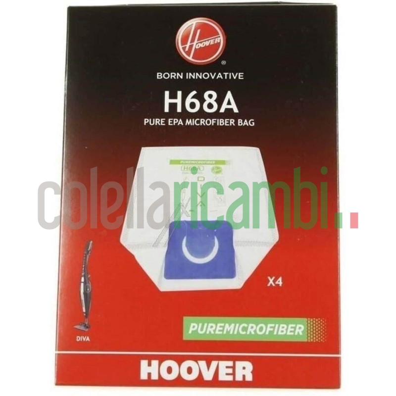 Sacchetti H68A Originale Hoover PureHepa