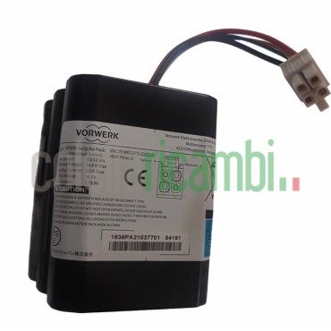 Pacco Batteria Robot Originale Vorwerk Folletto VR300