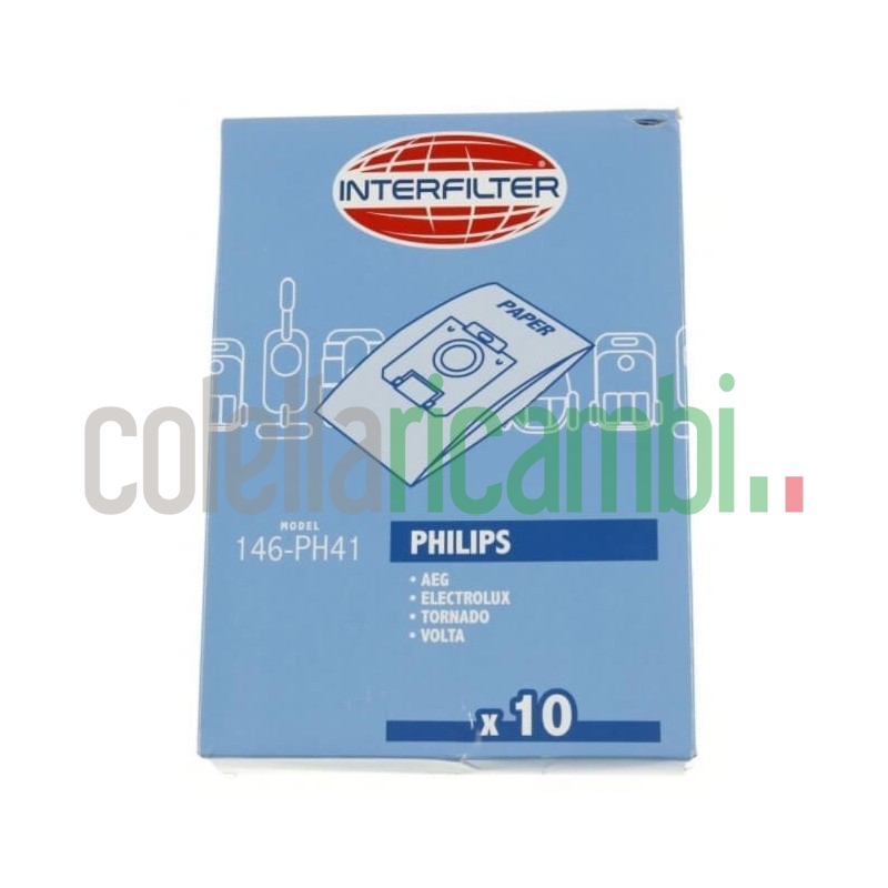 Sacchetti Adattabile Philips Electrolux Interfilter