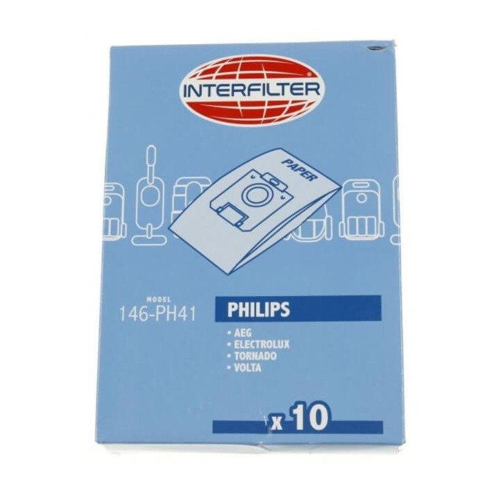 Sacchetti Adattabile Philips Electrolux Interfilter