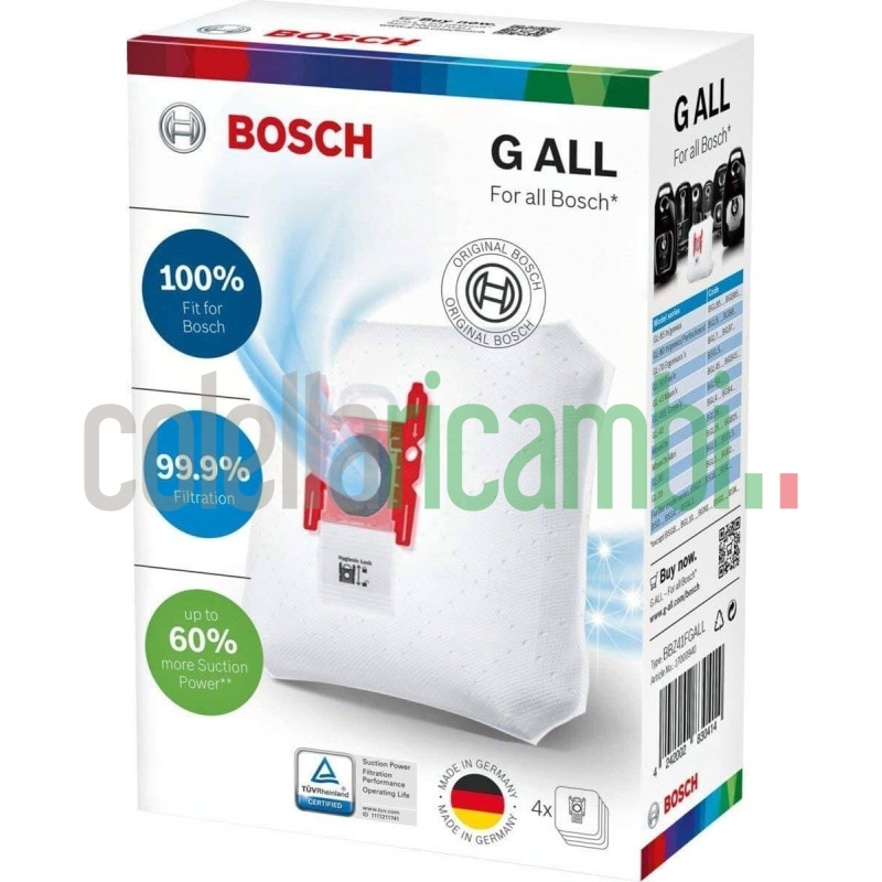 Sacchetti PowerProtect OrIginale Bosch per aspirapolvere 5L