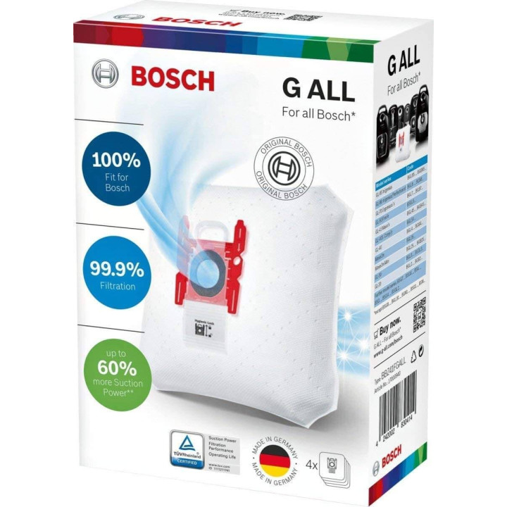 Sacchetti PowerProtect OrIginale Bosch per aspirapolvere 5L