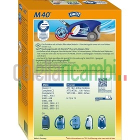 Sacchetti Aspirapolvere Swirl Compatibili Miele Orange