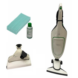 Aspirapolvere Vorwerk Folletto VK 200 con Pulilava SP530 Rigenerato Originale
