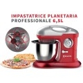 Behome Impastatrice Planetaria Professionale 6,5L Rosso